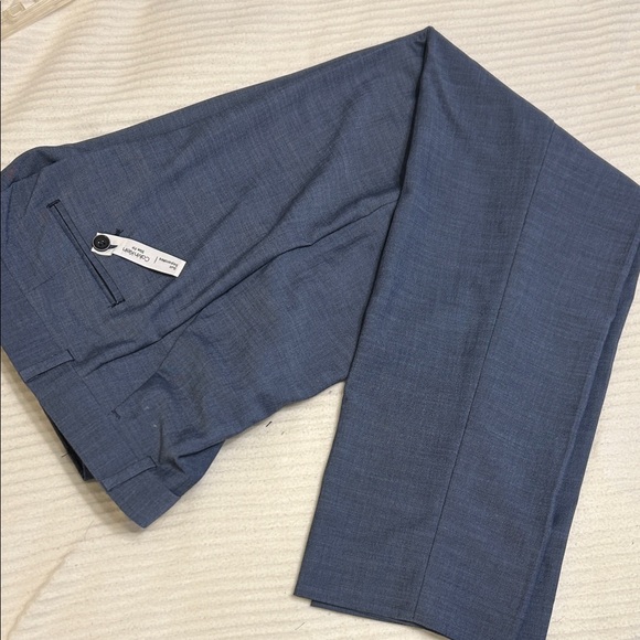 NWT Calvin Klein Boys Mixed Size, Slim Fit Medium Blue Single Breasted Suit - Picture 9 of 11